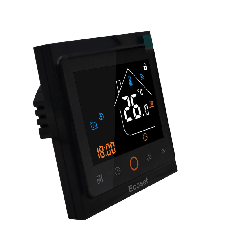 Терморегулятор Ecoset PWT 002 WIFI для теплого пола (Черный) 